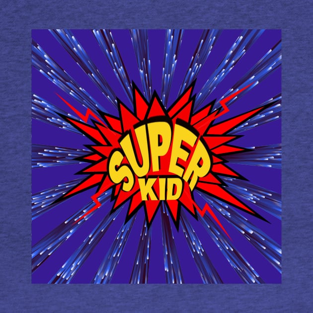Superkid Superhero Comic Burst Super Kids by Lorri's Custom Art